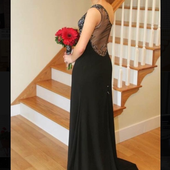 Terry Costa Black prom dress - Picture 2 of 7